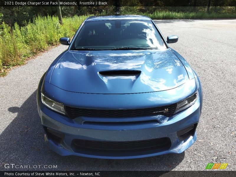 Frostbite / Black 2021 Dodge Charger Scat Pack Widebody