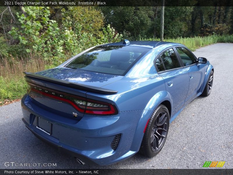 Frostbite / Black 2021 Dodge Charger Scat Pack Widebody