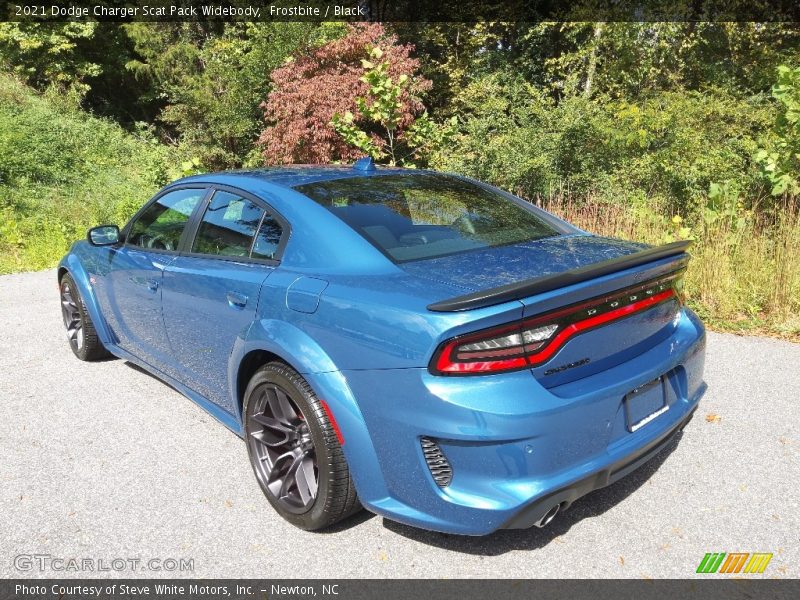 Frostbite / Black 2021 Dodge Charger Scat Pack Widebody