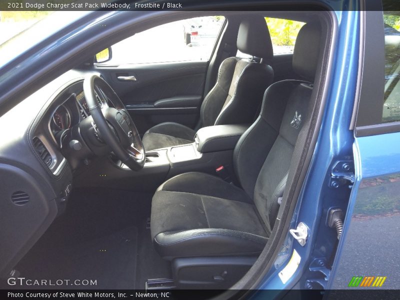 Frostbite / Black 2021 Dodge Charger Scat Pack Widebody