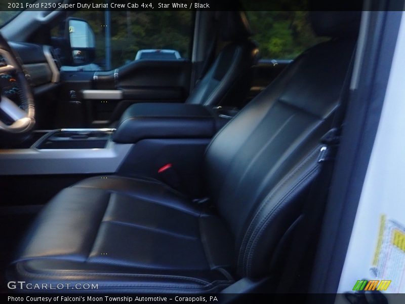 Star White / Black 2021 Ford F250 Super Duty Lariat Crew Cab 4x4