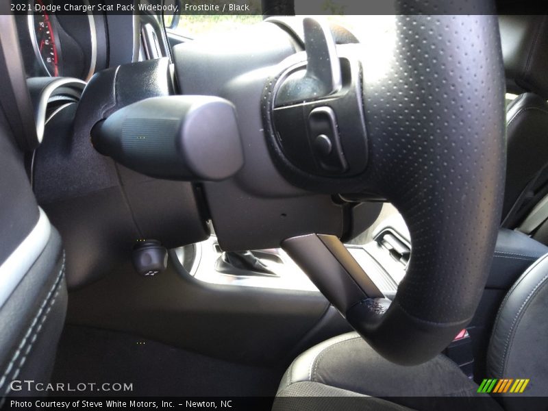Frostbite / Black 2021 Dodge Charger Scat Pack Widebody