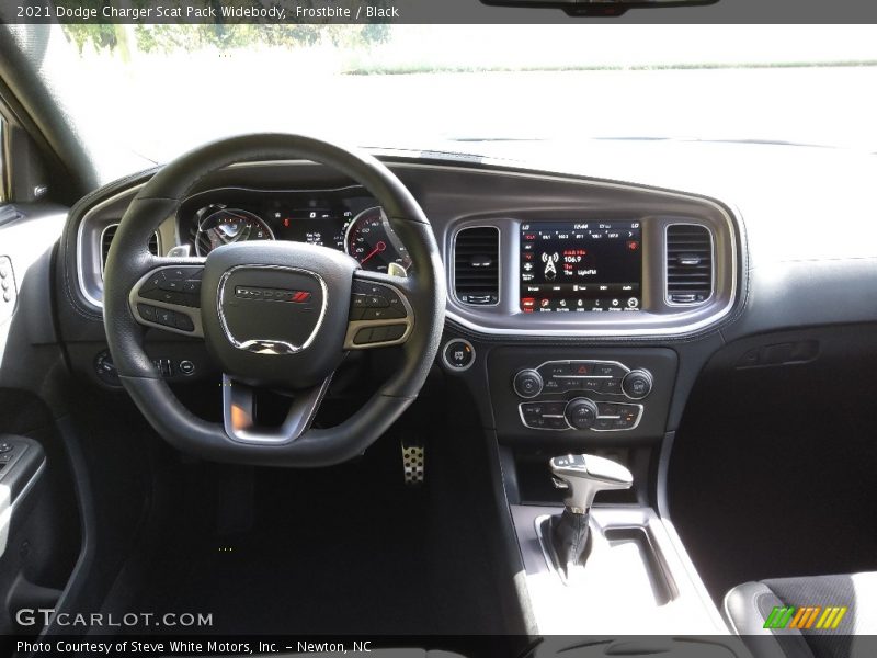 Frostbite / Black 2021 Dodge Charger Scat Pack Widebody