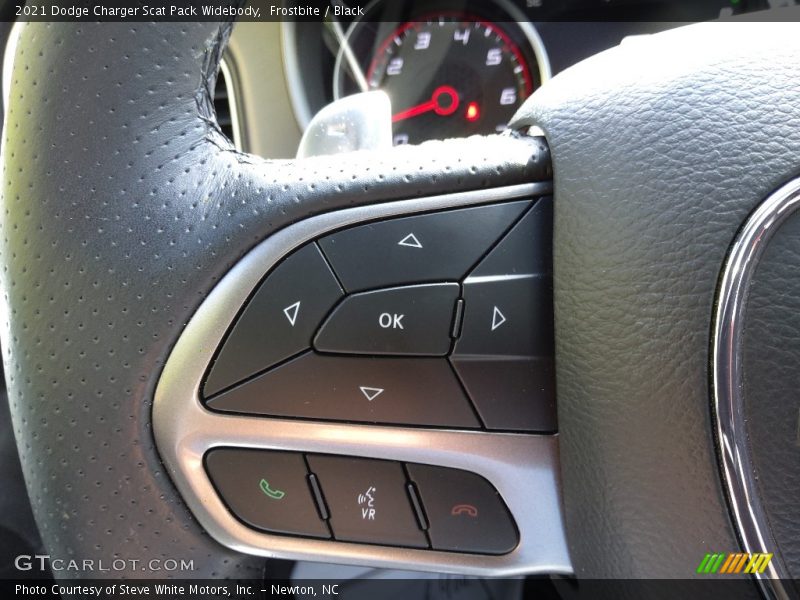 Frostbite / Black 2021 Dodge Charger Scat Pack Widebody