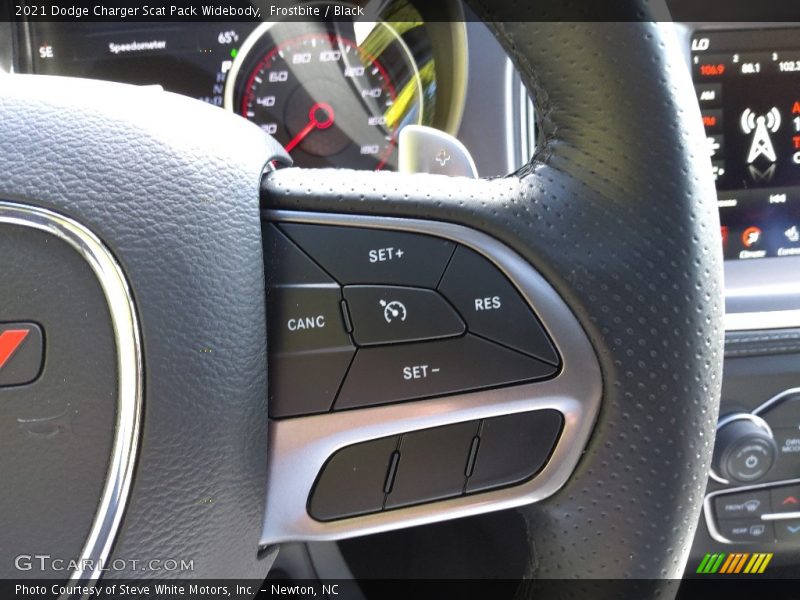 Frostbite / Black 2021 Dodge Charger Scat Pack Widebody
