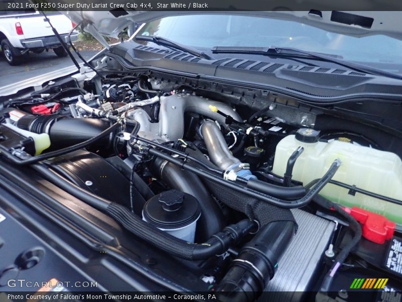 Star White / Black 2021 Ford F250 Super Duty Lariat Crew Cab 4x4