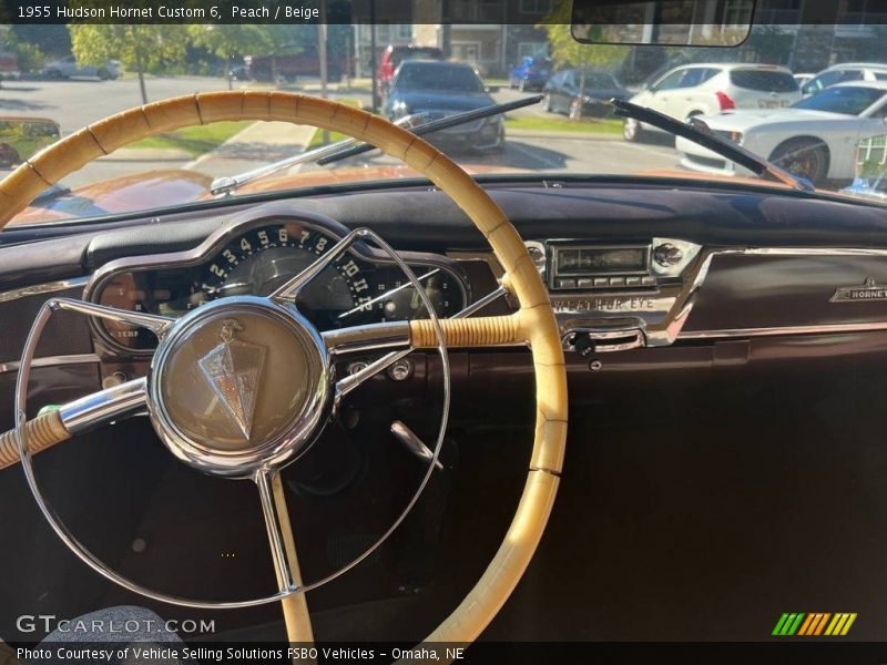 Peach / Beige 1955 Hudson Hornet Custom 6