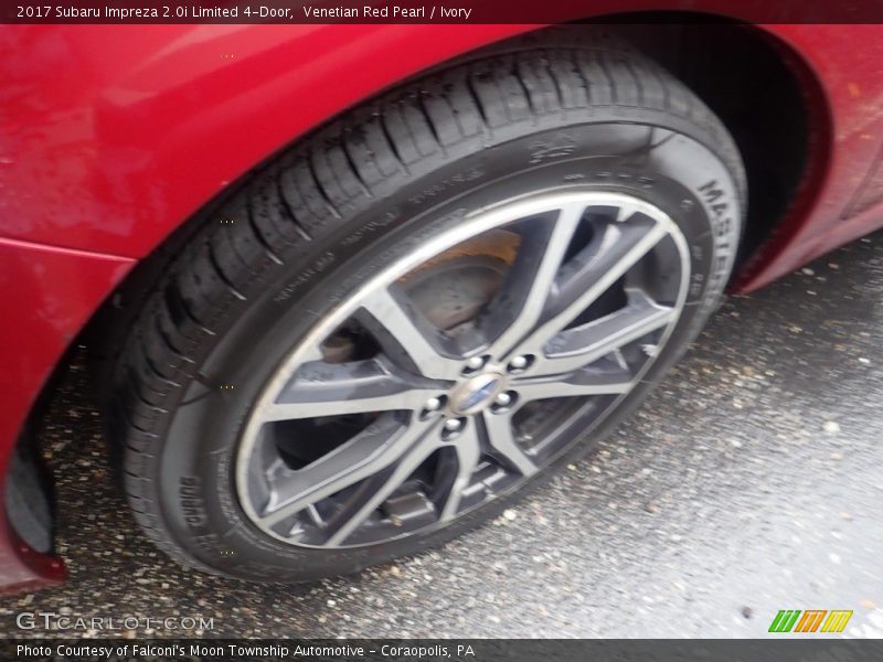 Venetian Red Pearl / Ivory 2017 Subaru Impreza 2.0i Limited 4-Door