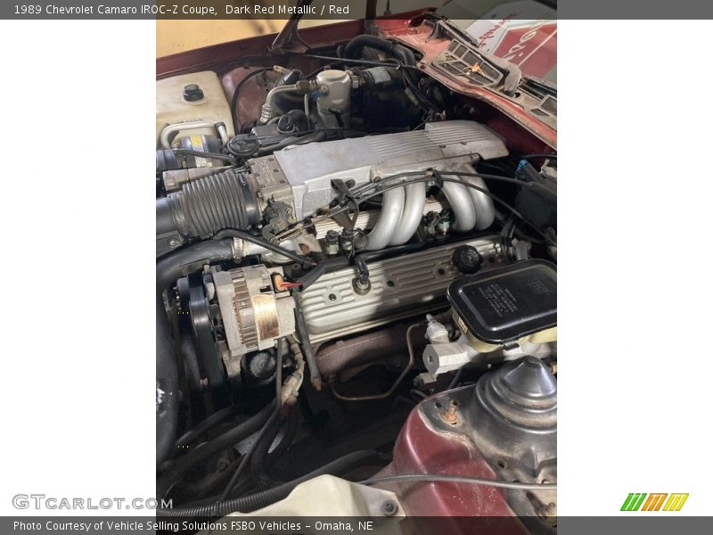 Dark Red Metallic / Red 1989 Chevrolet Camaro IROC-Z Coupe