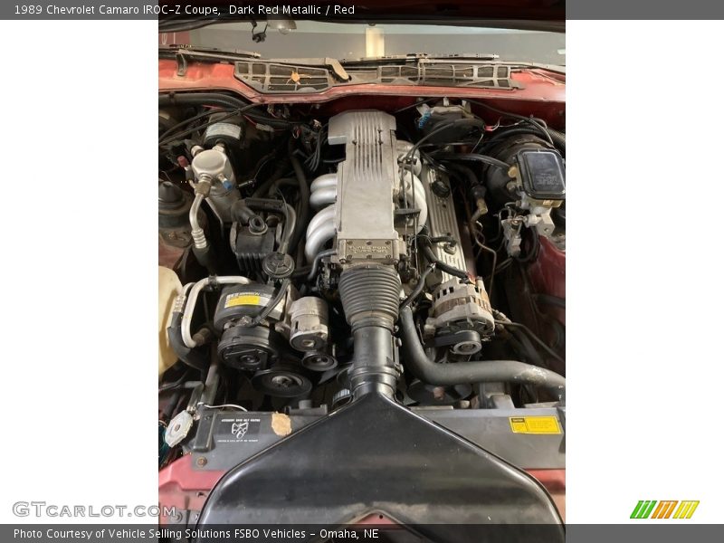 Dark Red Metallic / Red 1989 Chevrolet Camaro IROC-Z Coupe