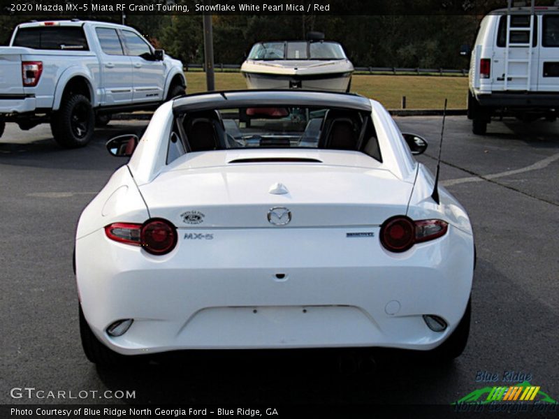 Snowflake White Pearl Mica / Red 2020 Mazda MX-5 Miata RF Grand Touring