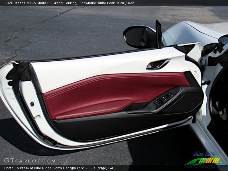 Snowflake White Pearl Mica / Red 2020 Mazda MX-5 Miata RF Grand Touring