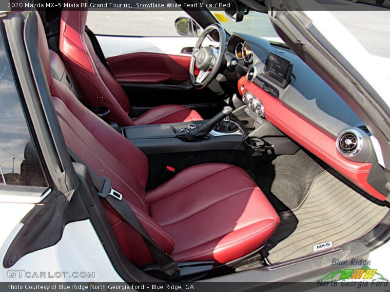 Snowflake White Pearl Mica / Red 2020 Mazda MX-5 Miata RF Grand Touring