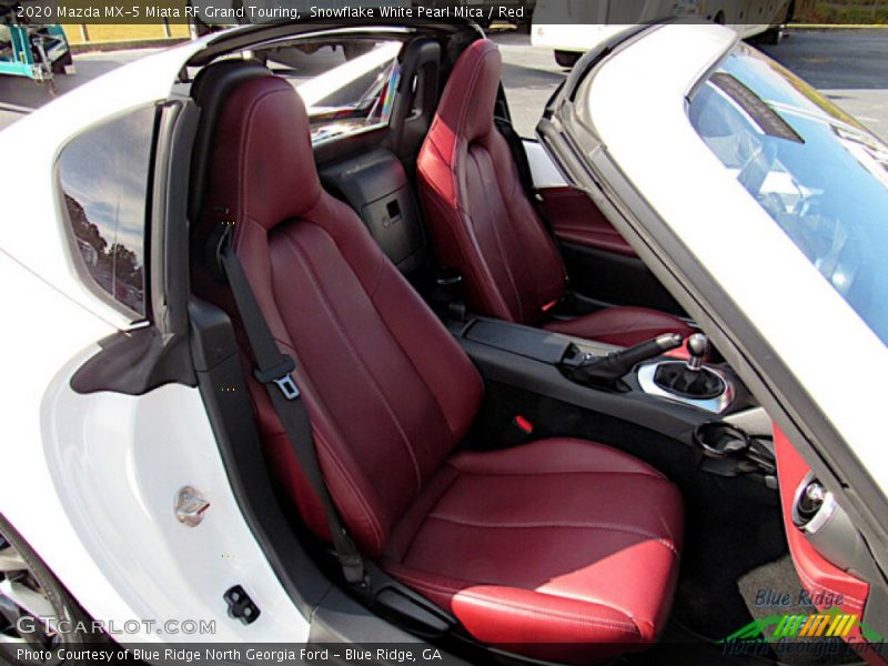 Snowflake White Pearl Mica / Red 2020 Mazda MX-5 Miata RF Grand Touring