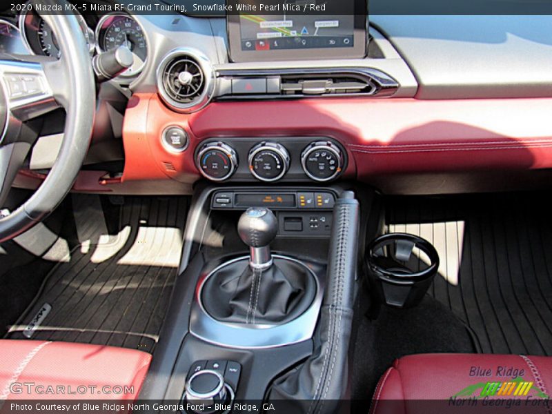 Snowflake White Pearl Mica / Red 2020 Mazda MX-5 Miata RF Grand Touring