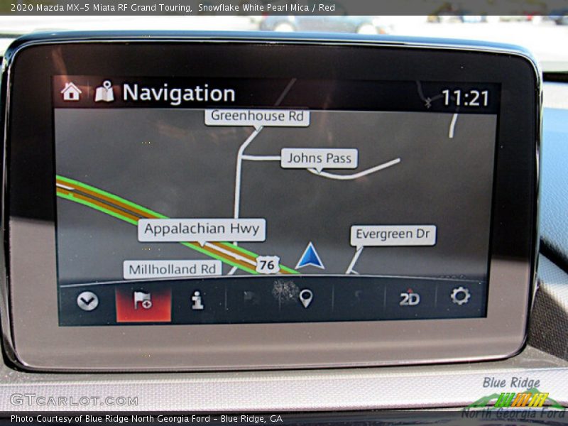 Snowflake White Pearl Mica / Red 2020 Mazda MX-5 Miata RF Grand Touring