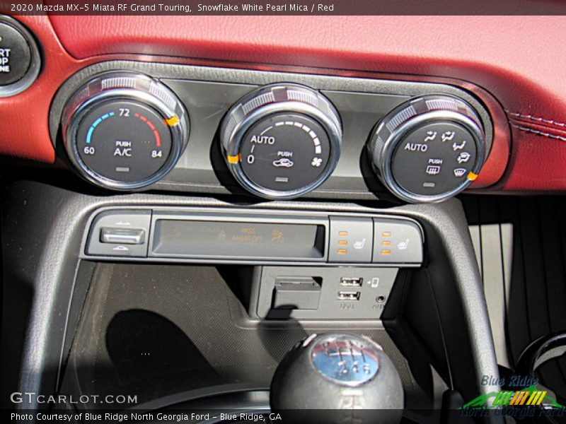Snowflake White Pearl Mica / Red 2020 Mazda MX-5 Miata RF Grand Touring