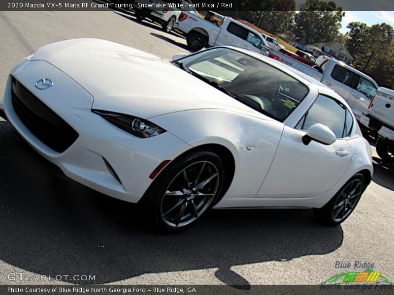 Snowflake White Pearl Mica / Red 2020 Mazda MX-5 Miata RF Grand Touring