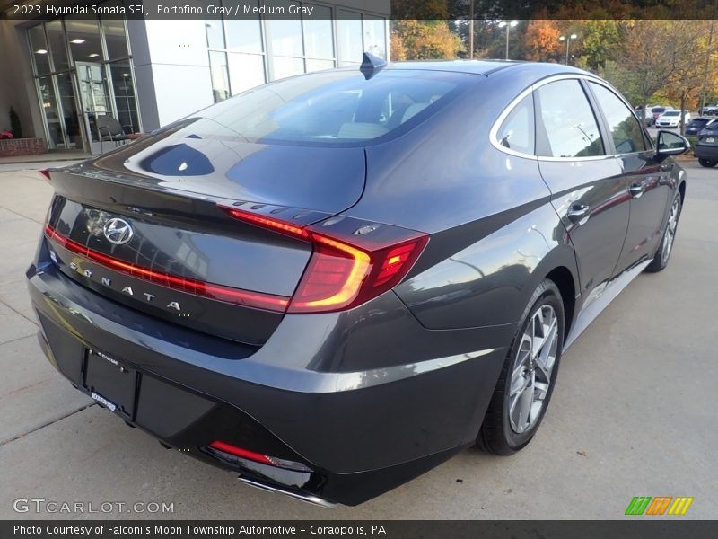 Portofino Gray / Medium Gray 2023 Hyundai Sonata SEL