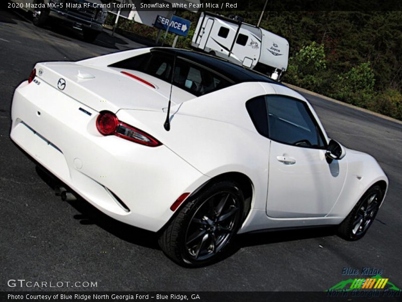 Snowflake White Pearl Mica / Red 2020 Mazda MX-5 Miata RF Grand Touring