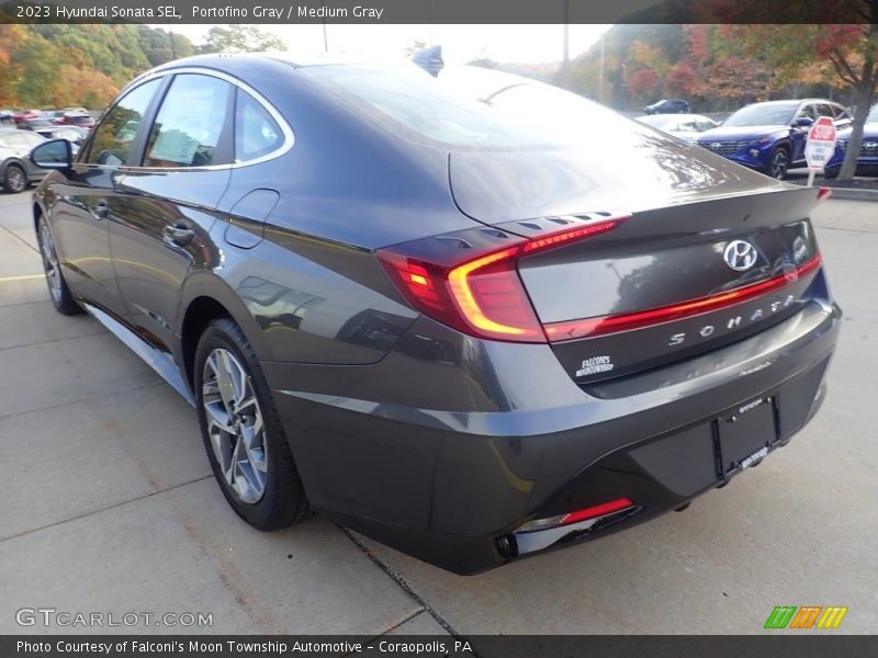 Portofino Gray / Medium Gray 2023 Hyundai Sonata SEL