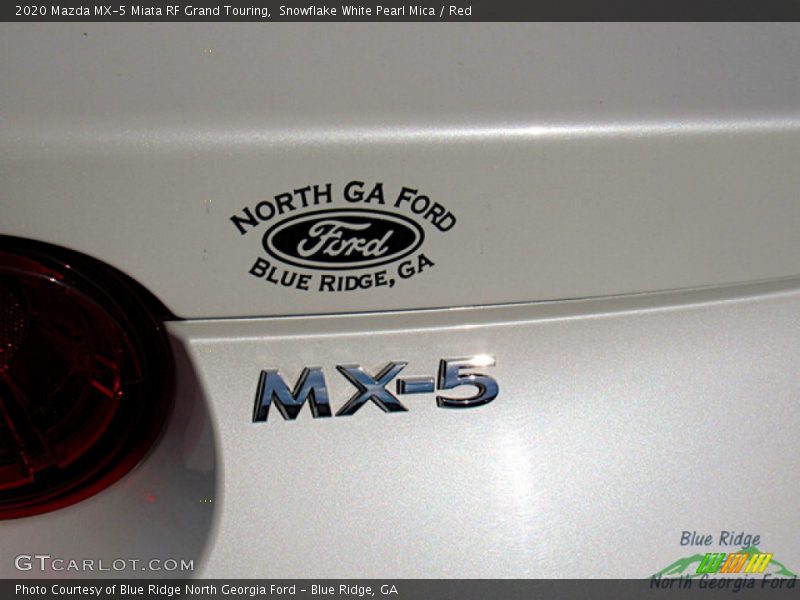 Snowflake White Pearl Mica / Red 2020 Mazda MX-5 Miata RF Grand Touring