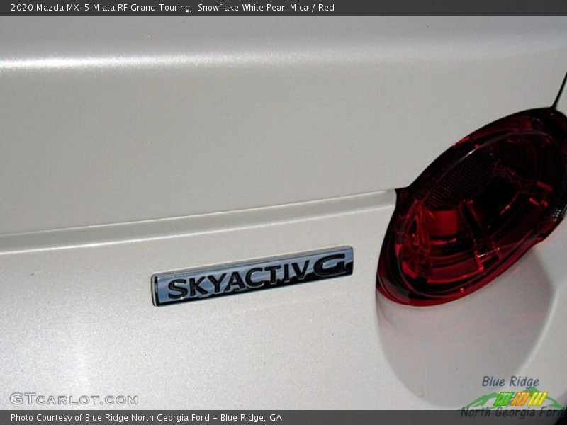 Snowflake White Pearl Mica / Red 2020 Mazda MX-5 Miata RF Grand Touring