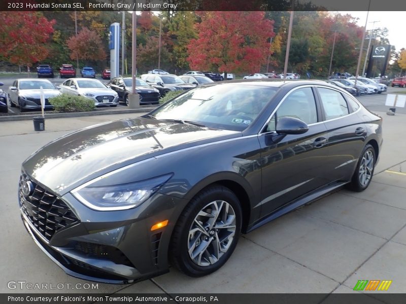 Front 3/4 View of 2023 Sonata SEL