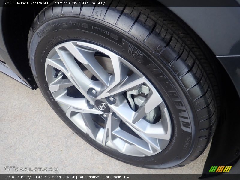 Portofino Gray / Medium Gray 2023 Hyundai Sonata SEL