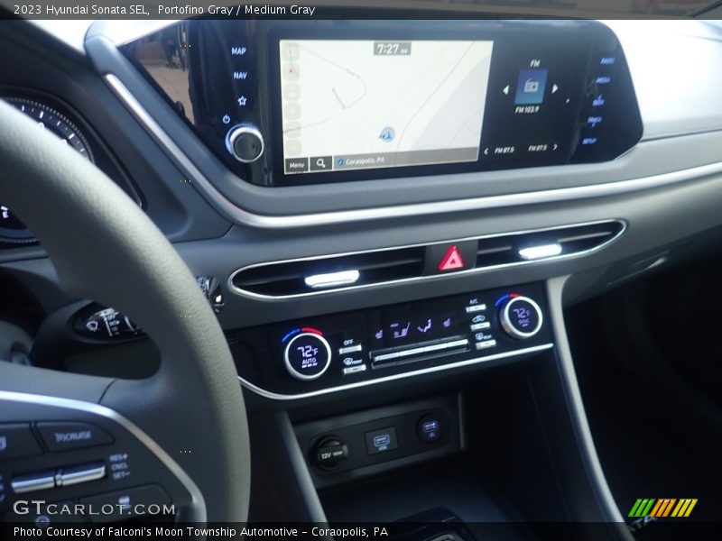 Portofino Gray / Medium Gray 2023 Hyundai Sonata SEL