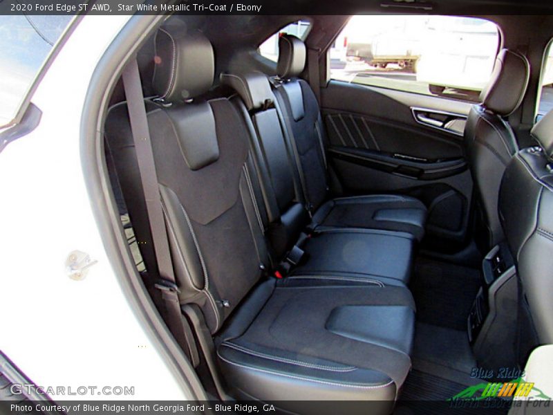 Star White Metallic Tri-Coat / Ebony 2020 Ford Edge ST AWD