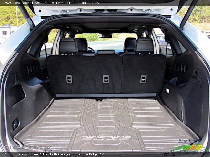 Star White Metallic Tri-Coat / Ebony 2020 Ford Edge ST AWD