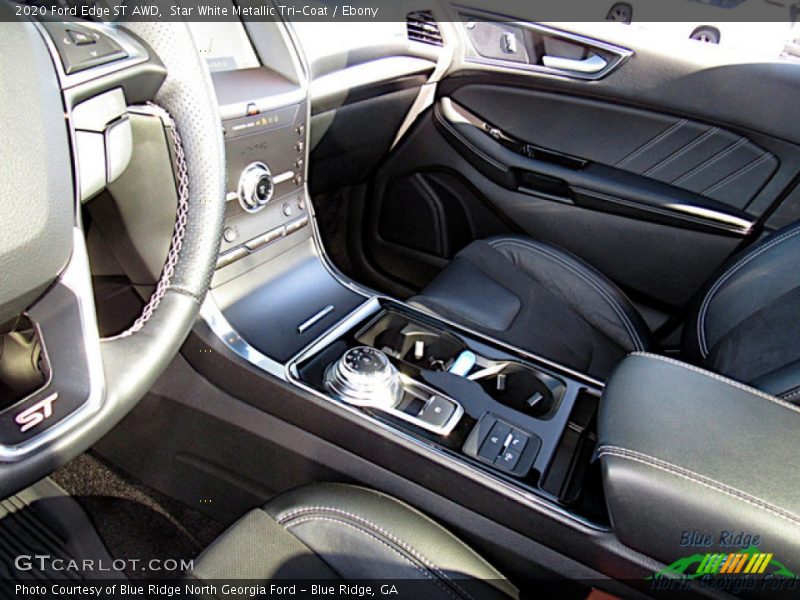Star White Metallic Tri-Coat / Ebony 2020 Ford Edge ST AWD