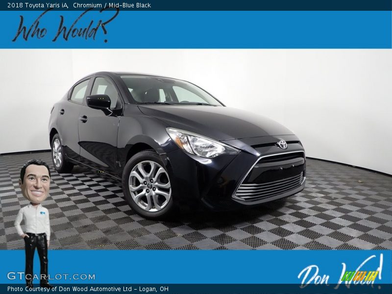 Chromium / Mid-Blue Black 2018 Toyota Yaris iA