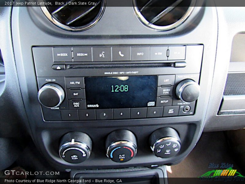 Black / Dark Slate Gray 2017 Jeep Patriot Latitude