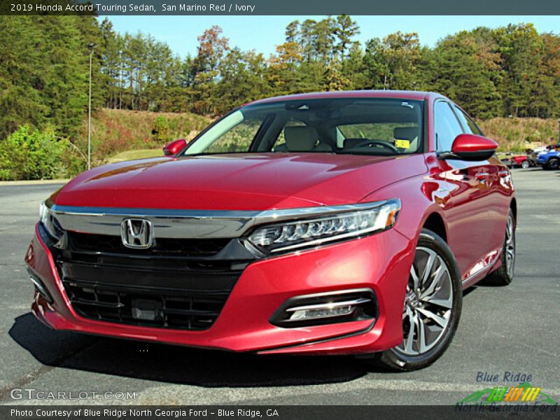 San Marino Red / Ivory 2019 Honda Accord Touring Sedan