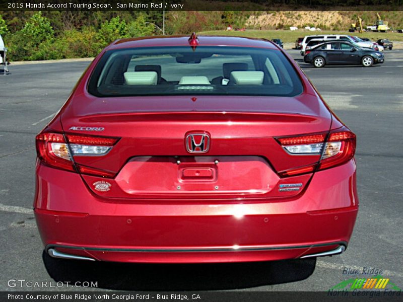 San Marino Red / Ivory 2019 Honda Accord Touring Sedan
