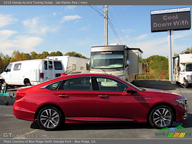 San Marino Red / Ivory 2019 Honda Accord Touring Sedan