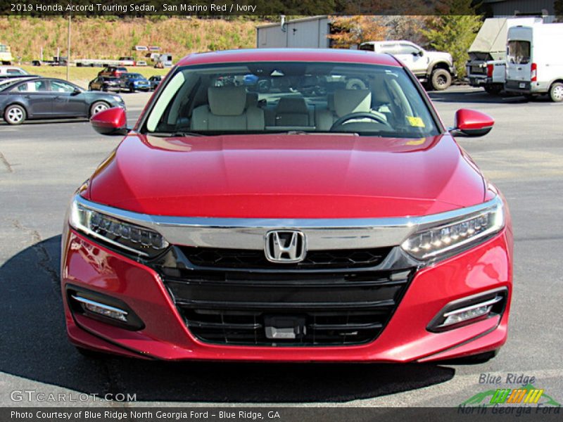 San Marino Red / Ivory 2019 Honda Accord Touring Sedan