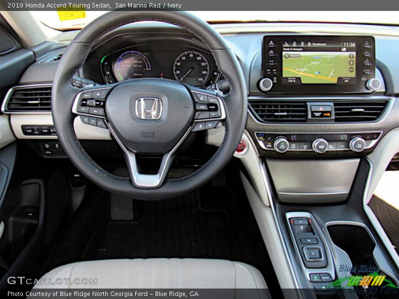 San Marino Red / Ivory 2019 Honda Accord Touring Sedan