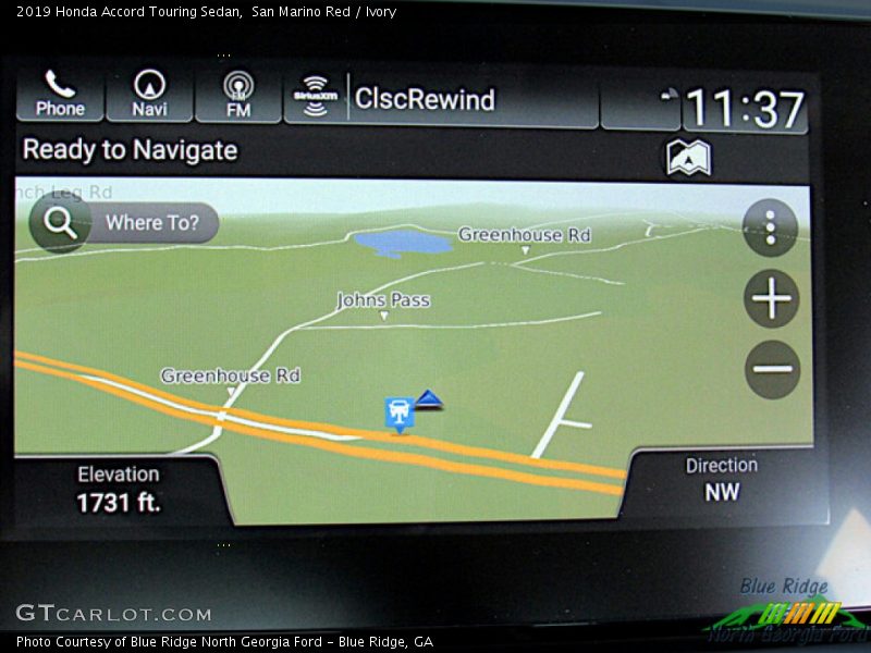 San Marino Red / Ivory 2019 Honda Accord Touring Sedan