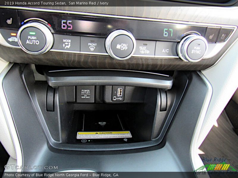 San Marino Red / Ivory 2019 Honda Accord Touring Sedan
