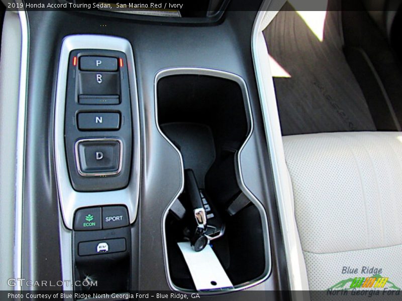 San Marino Red / Ivory 2019 Honda Accord Touring Sedan