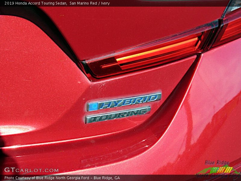 San Marino Red / Ivory 2019 Honda Accord Touring Sedan
