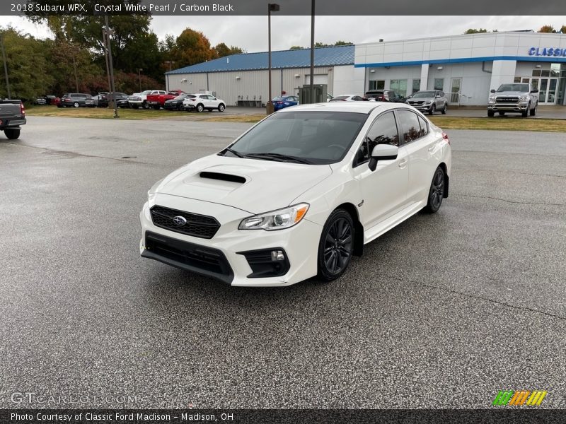 Crystal White Pearl / Carbon Black 2018 Subaru WRX