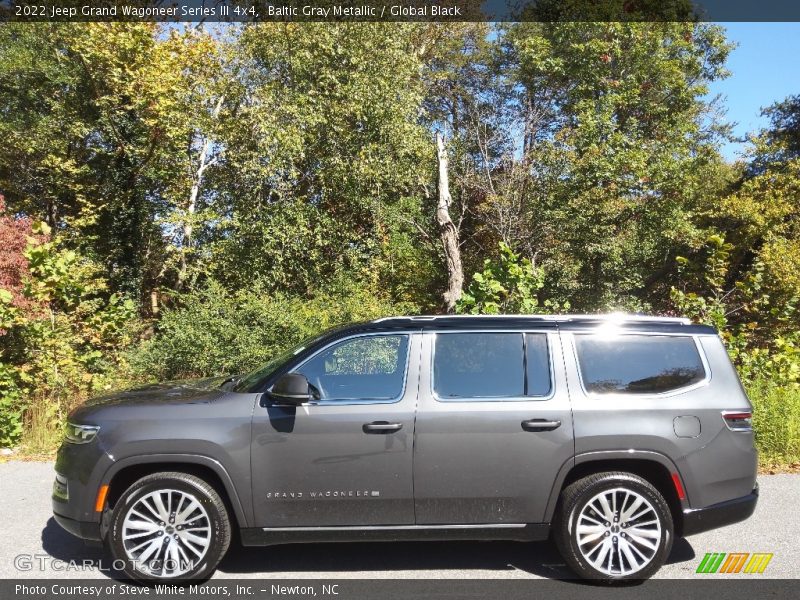 Baltic Gray Metallic / Global Black 2022 Jeep Grand Wagoneer Series III 4x4