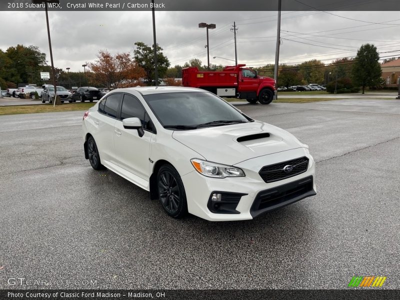 Crystal White Pearl / Carbon Black 2018 Subaru WRX