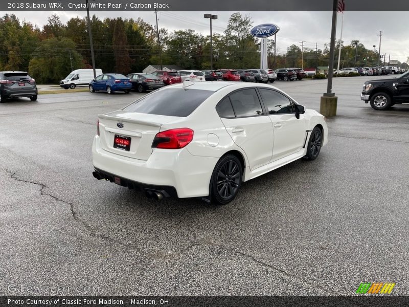 Crystal White Pearl / Carbon Black 2018 Subaru WRX