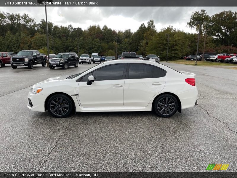 Crystal White Pearl / Carbon Black 2018 Subaru WRX