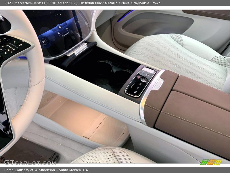 Obsidian Black Metallic / Neva Gray/Sable Brown 2023 Mercedes-Benz EQS 580 4Matic SUV